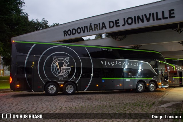 Viação Garcia 96130 na cidade de Joinville, Santa Catarina, Brasil, por Diogo Luciano. Número da foto: #12295592.