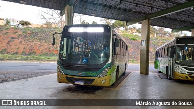 Turin Transportes 2330 na cidade de Ouro Branco, Minas Gerais, Brasil, por Márcio Augusto de Sousa. Número da foto: #12295162.