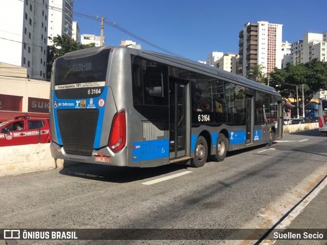 Viação Paratodos > São Jorge > Metropolitana São Paulo > Mobibrasil 6 3164 na cidade de São Paulo, São Paulo, Brasil, por Suellen Secio. Número da foto: #12295863.
