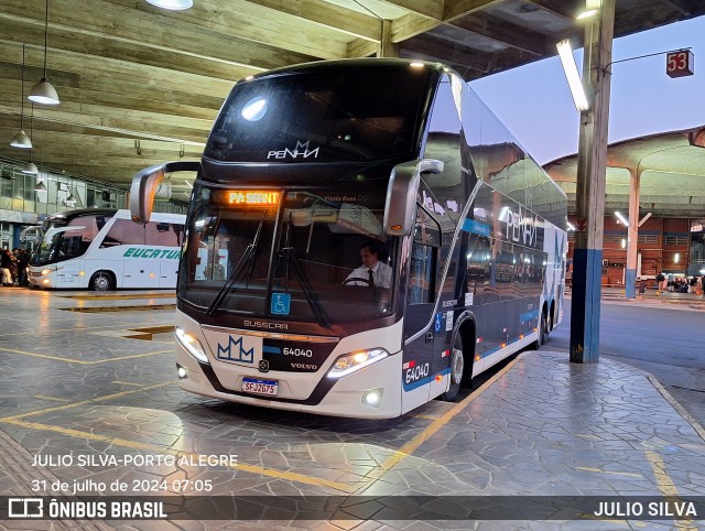Empresa de Ônibus Nossa Senhora da Penha 64040 na cidade de Porto Alegre, Rio Grande do Sul, Brasil, por JULIO SILVA. Número da foto: #12293560.