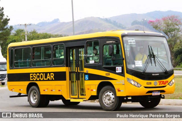 TAP Turismo e Fretamento 028 na cidade de Barra do Piraí, Rio de Janeiro, Brasil, por Paulo Henrique Pereira Borges. Número da foto: #12295090.