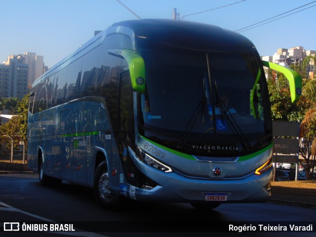 Viação Garcia 82089 na cidade de Ribeirão Preto, São Paulo, Brasil, por Rogério Teixeira Varadi. Número da foto: #12294507.