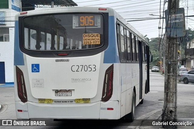Caprichosa Auto Ônibus C27053 na cidade de Rio de Janeiro, Rio de Janeiro, Brasil, por Gabriel Conceição. Número da foto: #12294910.