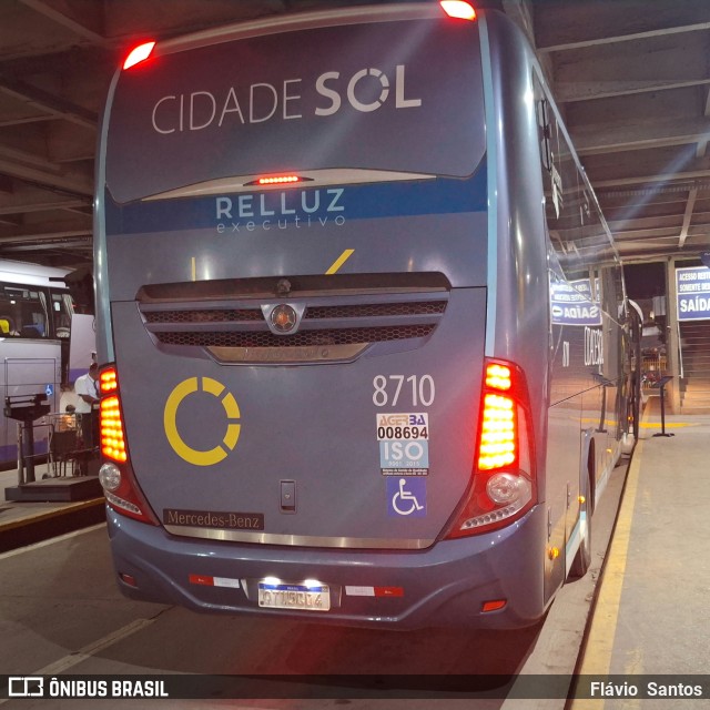 Viação Cidade Sol 8710 na cidade de Feira de Santana, Bahia, Brasil, por Flávio  Santos. Número da foto: #12295381.