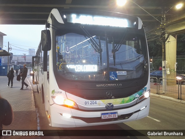 Viação Curuçá 01 204 na cidade de Santo André, São Paulo, Brasil, por Gabriel Brunhara. Número da foto: #12293708.