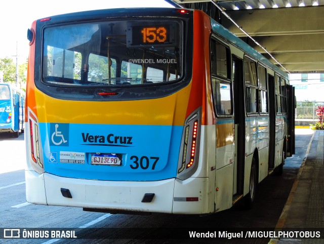 Expresso Vera Cruz 307 na cidade de Jaboatão dos Guararapes, Pernambuco, Brasil, por Wendel Miguel /MIGUELPHOTOBUS. Número da foto: #12293648.