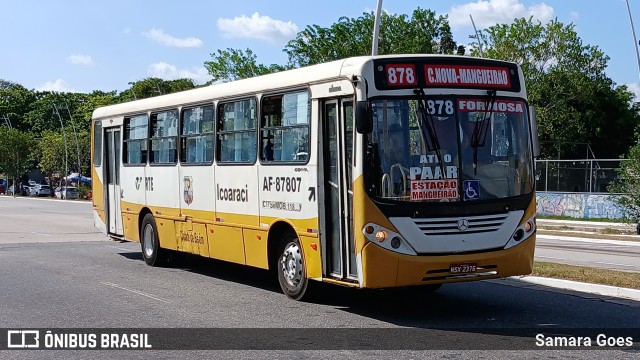 Viação Forte AF-87807 na cidade de Belém, Pará, Brasil, por Samara Goes. Número da foto: #12295003.