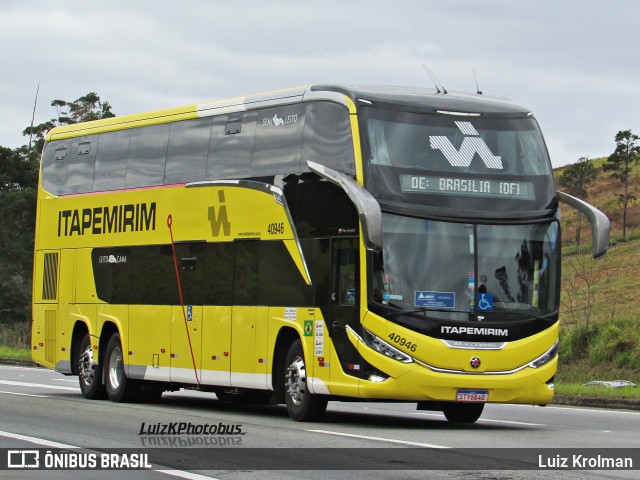 Viação Nova Itapemirim 40946 na cidade de Juiz de Fora, Minas Gerais, Brasil, por Luiz Krolman. Número da foto: #12294197.