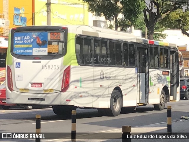 Viação Nossa Senhora de Lourdes B58205 na cidade de Rio de Janeiro, Rio de Janeiro, Brasil, por Luiz Eduardo Lopes da Silva. Número da foto: #12294632.