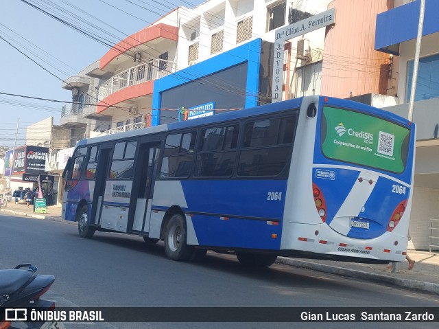 Transvida Transporte Coletivo 2064 na cidade de Ji-Paraná, Rondônia, Brasil, por Gian Lucas  Santana Zardo. Número da foto: #12293381.