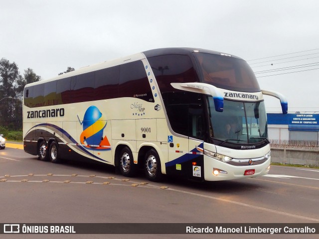 Zancanaro Turismo 9001 na cidade de Santa Cruz do Sul, Rio Grande do Sul, Brasil, por Ricardo Manoel Limberger Carvalho. Número da foto: #12293281.