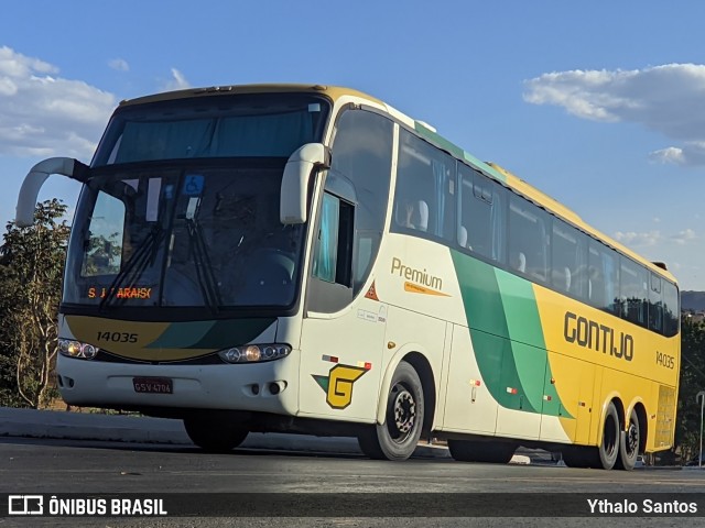 Empresa Gontijo de Transportes 14035 na cidade de Montes Claros, Minas Gerais, Brasil, por Ythalo Santos. Número da foto: #12294852.