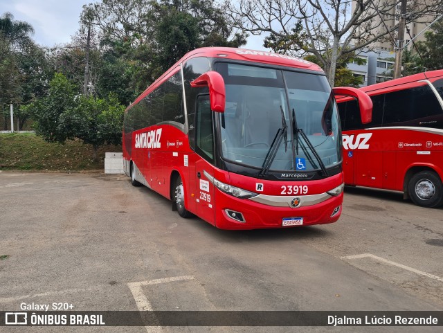 Viação Santa Cruz 23919 na cidade de Pouso Alegre, Minas Gerais, Brasil, por Djalma Lúcio Rezende. Número da foto: #12293878.