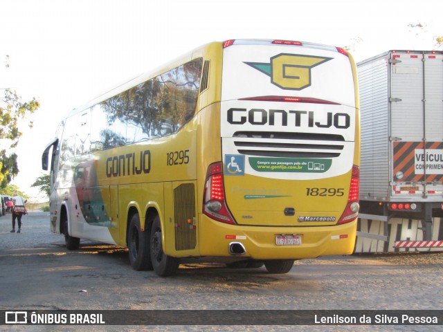 Empresa Gontijo de Transportes 18295 na cidade de Caruaru, Pernambuco, Brasil, por Lenilson da Silva Pessoa. Número da foto: #12295249.