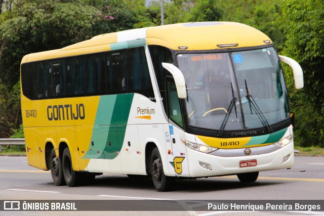 Empresa Gontijo de Transportes 18410 na cidade de Barra do Piraí, Rio de Janeiro, Brasil, por Paulo Henrique Pereira Borges. Número da foto: #12295099.