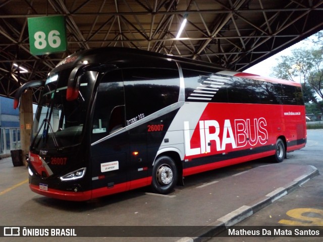 Lirabus 26007 na cidade de São Paulo, São Paulo, Brasil, por Matheus Da Mata Santos. Número da foto: #12295366.