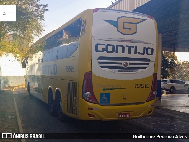 Empresa Gontijo de Transportes 19515 na cidade de Lambari, Minas Gerais, Brasil, por Guilherme Pedroso Alves. Número da foto: #12293141.