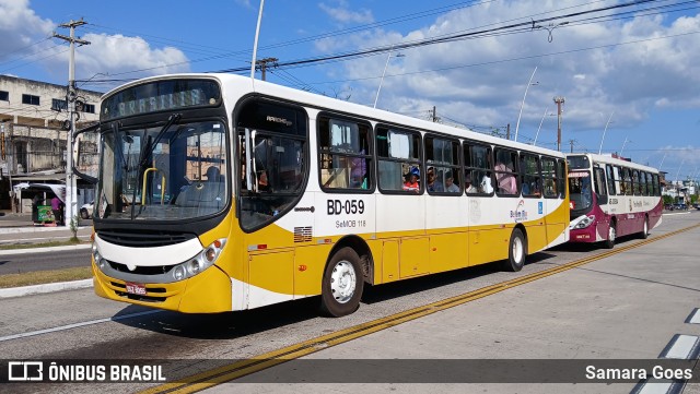 Belém Rio Transportes BD-059 na cidade de Belém, Pará, Brasil, por Samara Goes. Número da foto: #12294998.