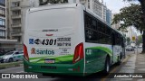 Viação Piracicabana Santos 4301 na cidade de Santos, São Paulo, Brasil, por Andarilho Paulista. Número da foto: #12293551.