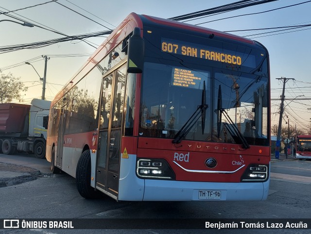 Voy Santiago THTF96 na cidade de San Bernardo, Maipo, Metropolitana de Santiago, Chile, por Benjamín Tomás Lazo Acuña. Número da foto: #12317961.