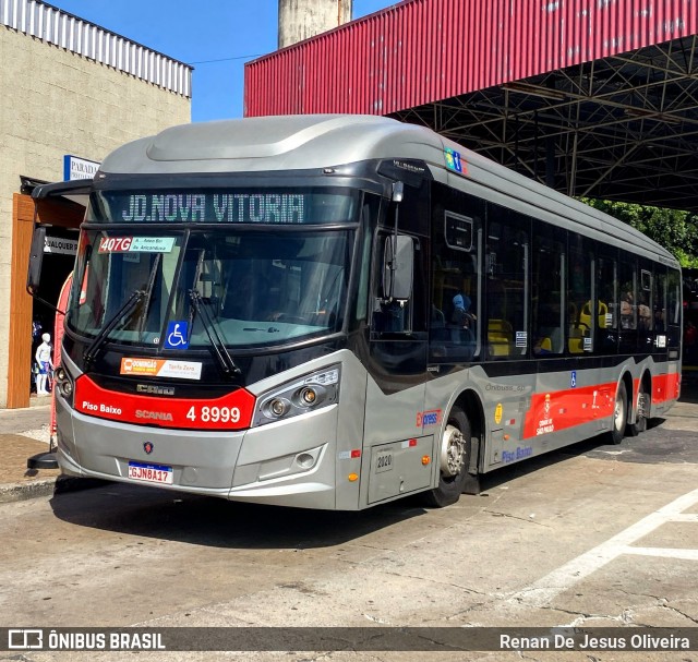 Express Transportes Urbanos Ltda 4 8999 na cidade de São Paulo, São Paulo, Brasil, por Renan De Jesus Oliveira. Número da foto: #12319324.