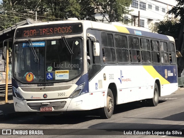 Viação Pinheiral 3002 na cidade de Volta Redonda, Rio de Janeiro, Brasil, por Luiz Eduardo Lopes da Silva. Número da foto: #12317982.
