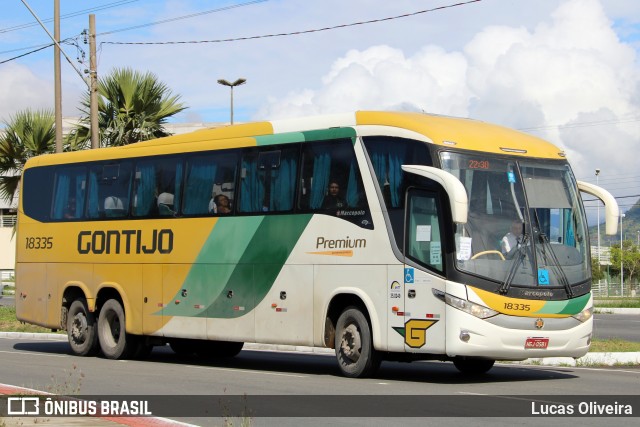 Empresa Gontijo de Transportes 18335 na cidade de Vitória, Espírito Santo, Brasil, por Lucas Oliveira. Número da foto: #12319410.