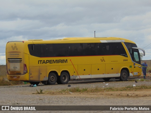 Viação Nova Itapemirim 20846 na cidade de Vitória da Conquista, Bahia, Brasil, por Fabrício Portella Matos. Número da foto: #12319652.
