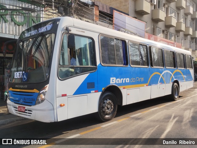 Viação Barra do Piraí Turismo RJ 113.004 na cidade de Barra do Piraí, Rio de Janeiro, Brasil, por Danilo  Ribeiro. Número da foto: #12317950.