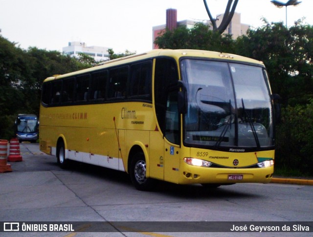 Viação Itapemirim 8559 na cidade de São Paulo, São Paulo, Brasil, por José Geyvson da Silva. Número da foto: #12319714.