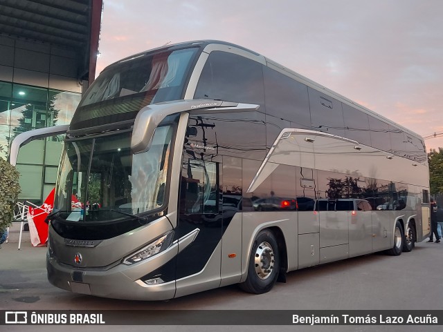 Stock MARCOPOLO PARADISO 1800DD G8 na cidade de Huechuraba, Santiago, Metropolitana de Santiago, Chile, por Benjamín Tomás Lazo Acuña. Número da foto: #12318034.