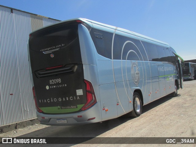 Viação Garcia 82098 na cidade de Curitiba, Paraná, Brasil, por GDC __39AM. Número da foto: #12320504.