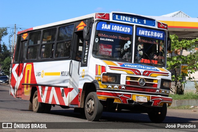 Inter Bus SRL - Linea 1 014 na cidade de San Lorenzo, Central, Paraguai, por José Paredes. Número da foto: #12320445.