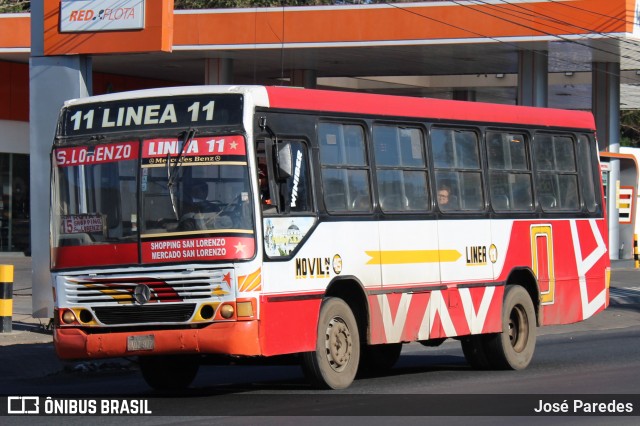 Empresa De Transporte Fátima S.R.L. Linea 11 45 na cidade de San Lorenzo, Central, Paraguai, por José Paredes. Número da foto: #12321889.
