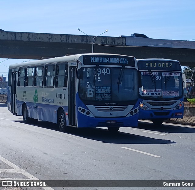 Auto Viação Monte Cristo AL-94014 na cidade de Ananindeua, Pará, Brasil, por Samara Goes. Número da foto: #12321441.
