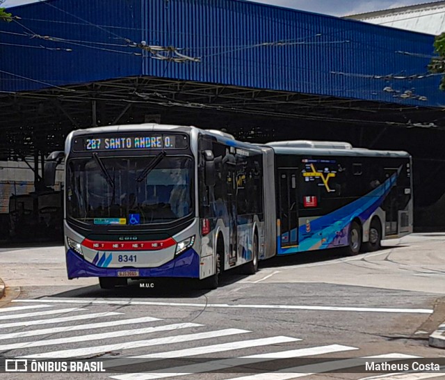 Next Mobilidade - ABC Sistema de Transporte 8341 na cidade de Diadema, São Paulo, Brasil, por Matheus Costa. Número da foto: #12320517.