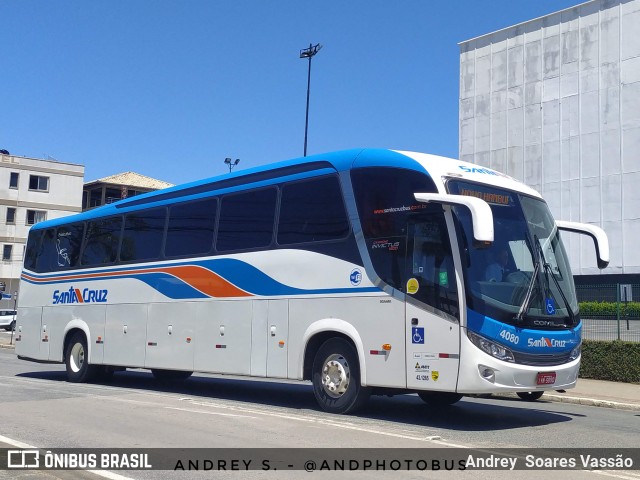 VUSC - Viação União Santa Cruz 4080 na cidade de Balneário Camboriú, Santa Catarina, Brasil, por Andrey  Soares Vassão. Número da foto: #12320536.