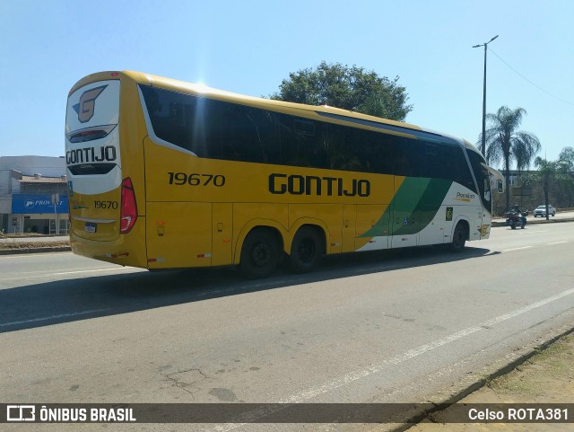 Empresa Gontijo de Transportes 19670 na cidade de Ipatinga, Minas Gerais, Brasil, por Celso ROTA381. Número da foto: #12320955.