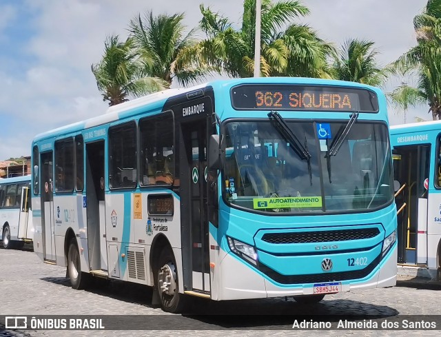 Auto Viação São José 12402 na cidade de Fortaleza, Ceará, Brasil, por Adriano  Almeida dos Santos. Número da foto: #12321449.