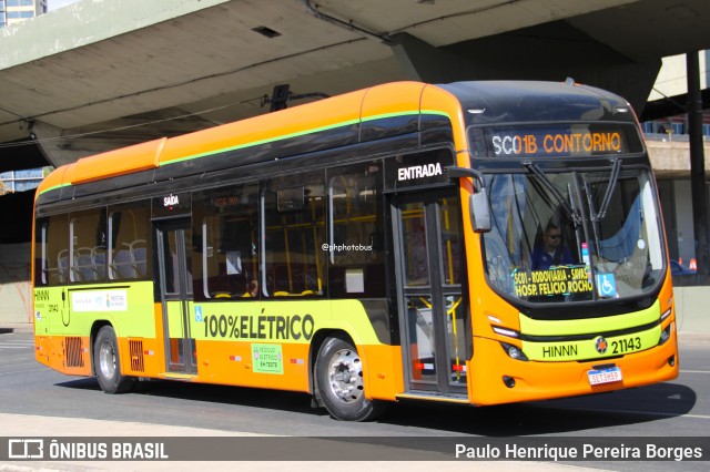 Viação Globo 21143 na cidade de Belo Horizonte, Minas Gerais, Brasil, por Paulo Henrique Pereira Borges. Número da foto: #12322005.