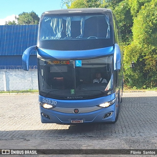 Viação Águia Branca 50530 na cidade de Cruz das Almas, Bahia, Brasil, por Flávio  Santos. Número da foto: #12320541.