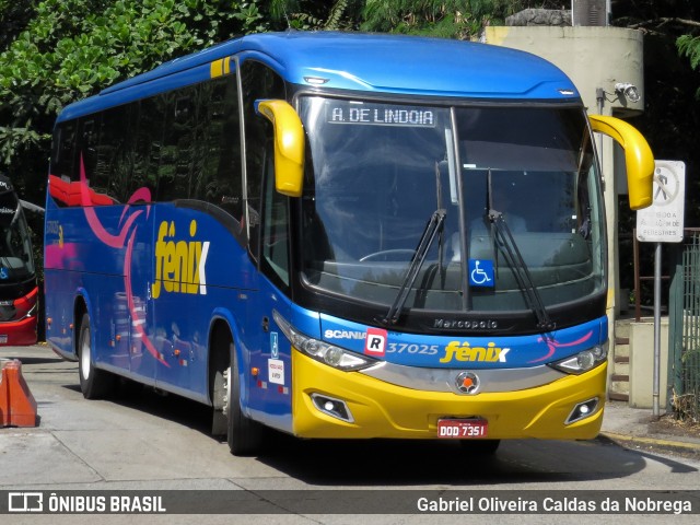 Rápido Expresso Fênix Viação 37025 na cidade de São Paulo, São Paulo, Brasil, por Gabriel Oliveira Caldas da Nobrega. Número da foto: #12320207.