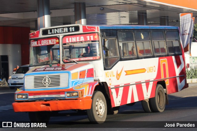 Empresa De Transporte Fátima S.R.L. Linea 11 14 na cidade de San Lorenzo, Central, Paraguai, por José Paredes. Número da foto: #12320457.