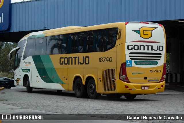 Empresa Gontijo de Transportes 18740 na cidade de Resende, Rio de Janeiro, Brasil, por Gabriel Nunes de Carvalho. Número da foto: #12321094.