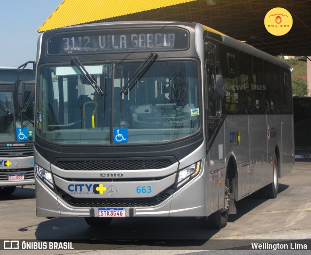 City Transporte Urbano Intermodal - Votorantim 663 na cidade de Votorantim, São Paulo, Brasil, por Wellington Lima. Número da foto: #12321495.