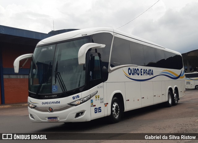 Viação Ouro e Prata 815 na cidade de Porto Alegre, Rio Grande do Sul, Brasil, por Gabriel da Silva Ristow. Número da foto: #12321527.