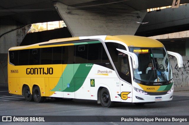 Empresa Gontijo de Transportes 19655 na cidade de Belo Horizonte, Minas Gerais, Brasil, por Paulo Henrique Pereira Borges. Número da foto: #12321634.