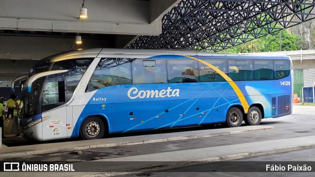 Viação Cometa 14120 na cidade de Santos, São Paulo, Brasil, por Fábio Paixão. Número da foto: #12321721.