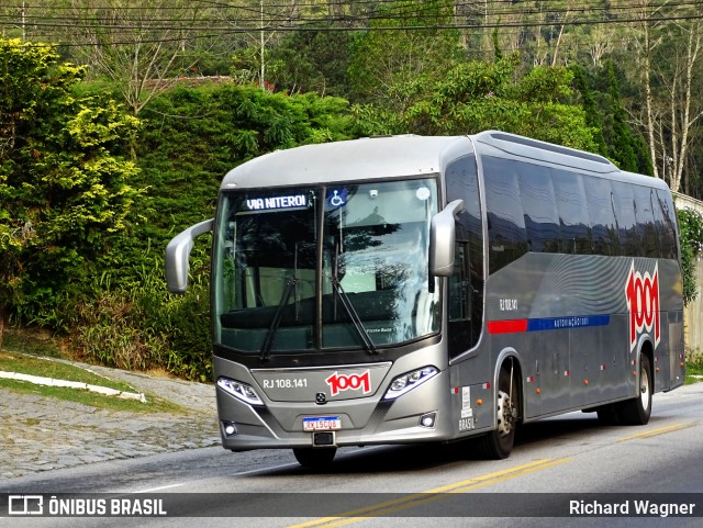 Auto Viação 1001 RJ 108.141 na cidade de Nova Friburgo, Rio de Janeiro, Brasil, por Richard Wagner. Número da foto: #12321906.