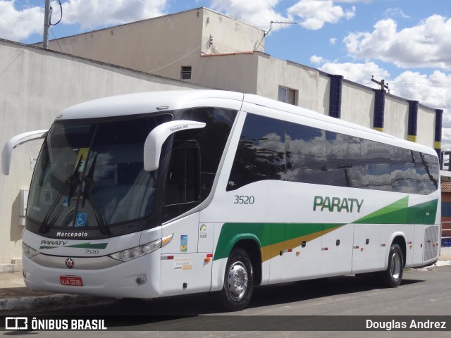 Viação Paraty 3520 na cidade de Trindade, Goiás, Brasil, por Douglas Andrez. Número da foto: #12322105.